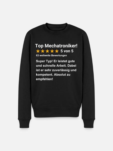 Top Mechatroniker - Männer Premium Bio Pullover - Schwarz