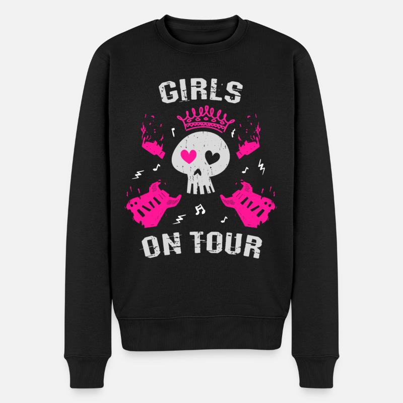 Filles en tournée - Pull Premium bio Homme - noir