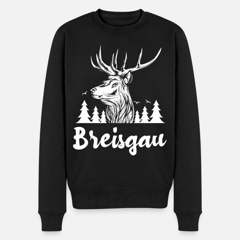 Brisgau - Pull Premium bio Homme - noir