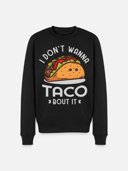 Taco Tacos Apperal - Men's Premium Organic Jumper - black