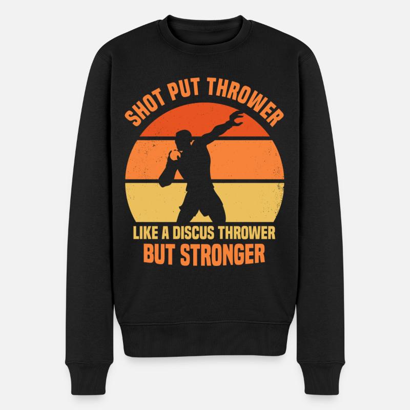 Lancer du poids - Pull Premium bio Homme - noir