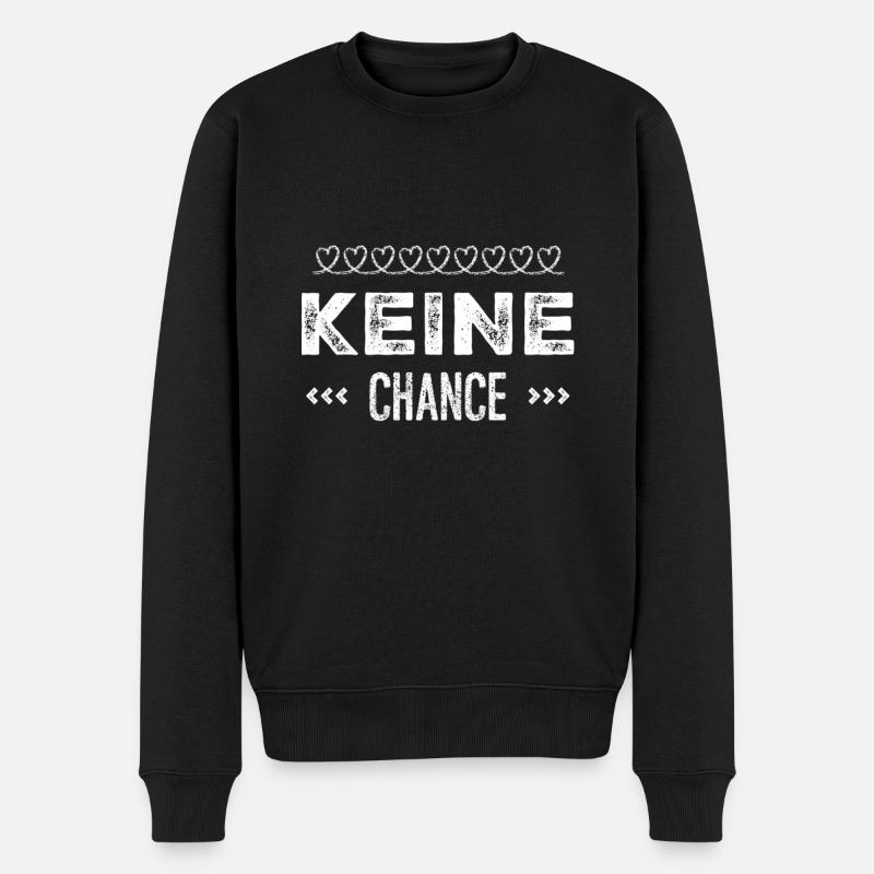 ich bin ein Gewinner - Männer Premium Bio Pullover - Schwarz