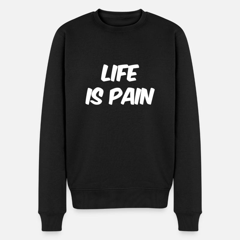 Dure vie - Pull Premium bio Homme - noir