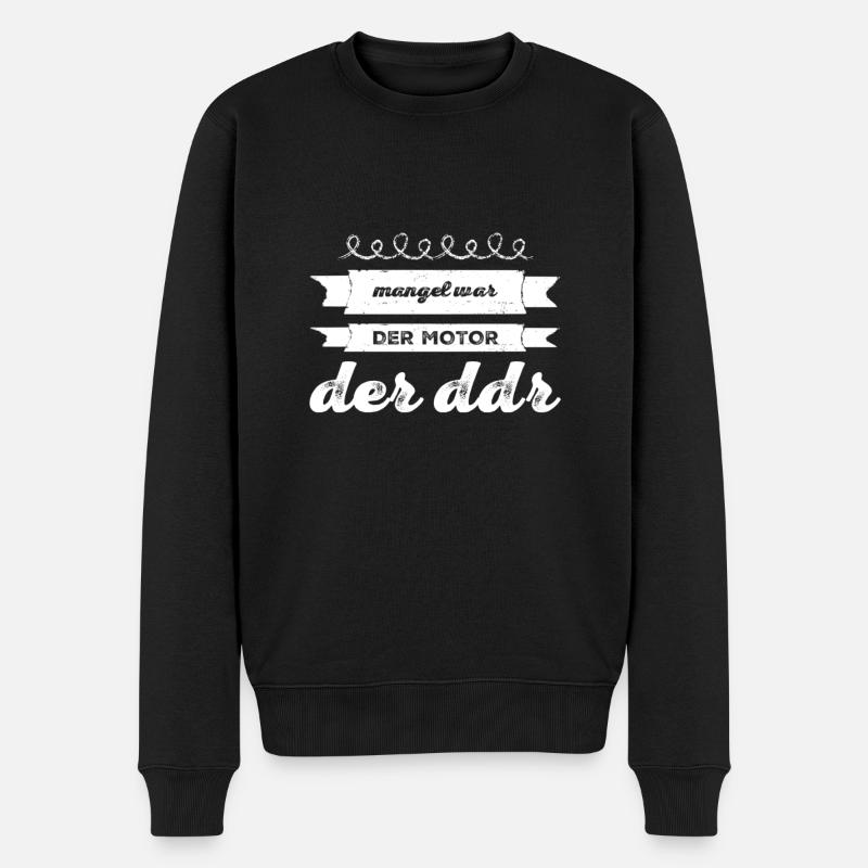 Il y avait une pénurie - Pull Premium bio Homme - noir