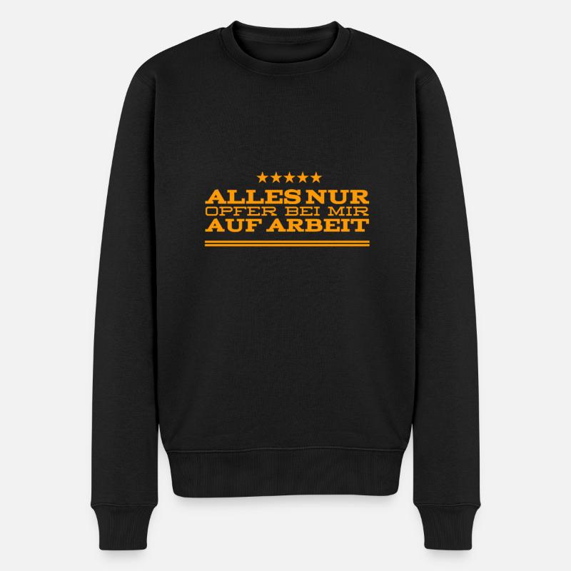 die Kollegen - Männer Premium Bio Pullover - Schwarz