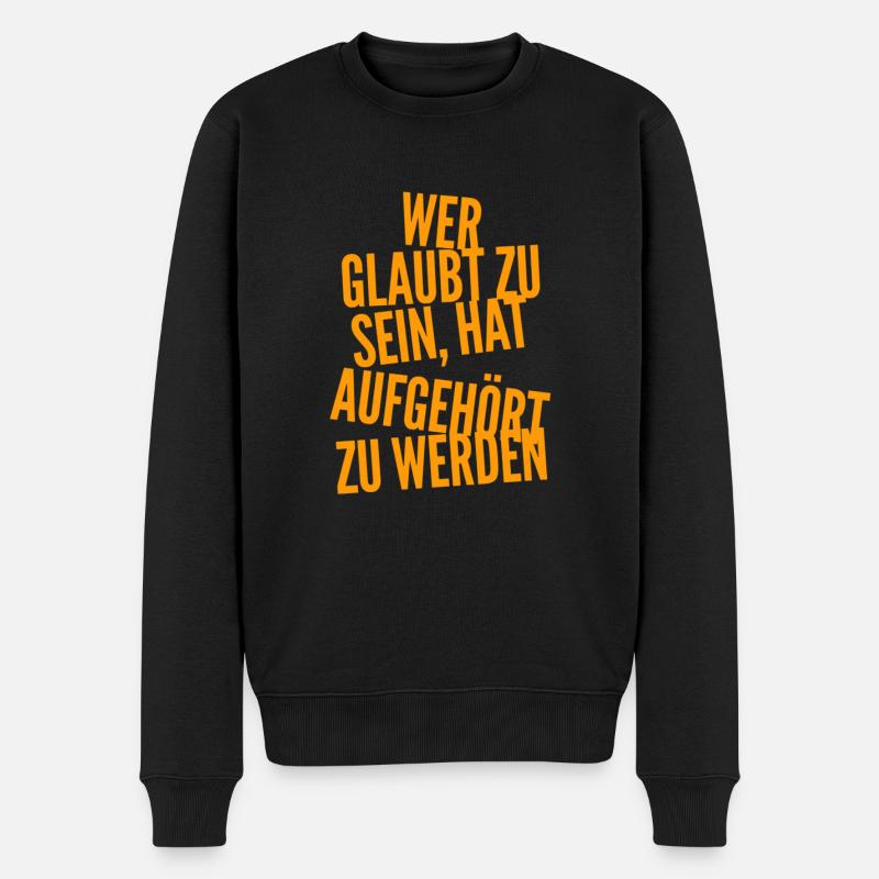 Development is always possible - Men's Premium Organic Jumper - black