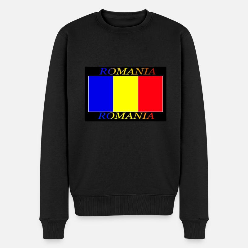 Romania - Pull Premium bio Homme - noir