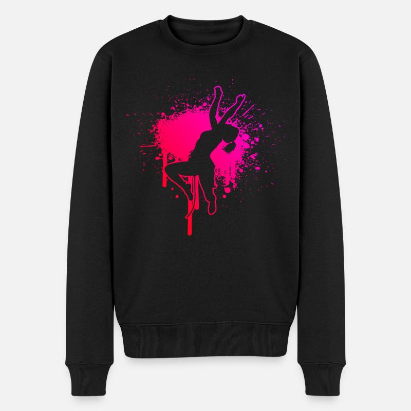Escalade de bloc Escalade pour femmes Escalade - Pull Premium bio Homme - noir