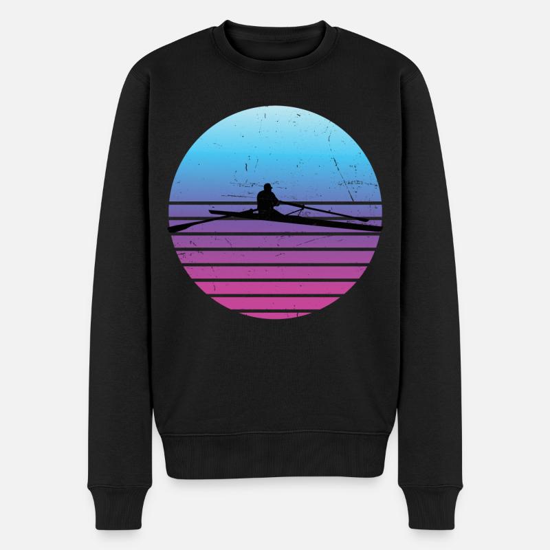 Aviron Femmes Rameurs Hommes - Pull Premium bio Homme - noir