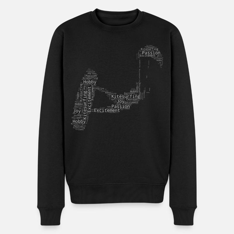 Kitesurf Hommes Kite Kite Kitesurfers - Pull Premium bio Homme - noir