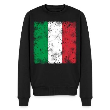 Italie - Pull Premium bio Homme - noir - Devant - Nico (187cm)