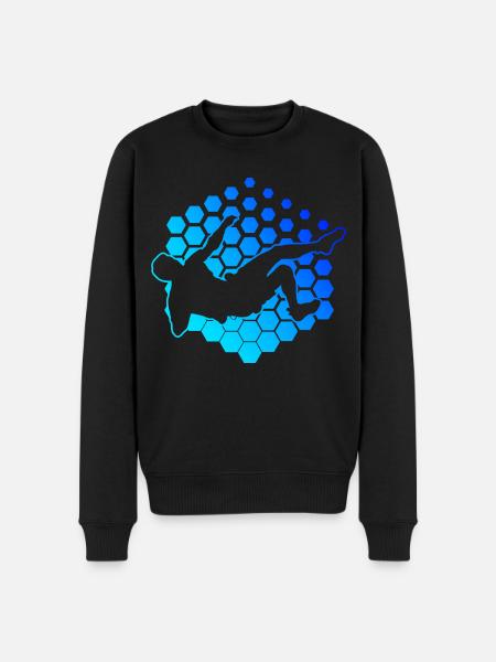 Escalade Escalade Grimpeur Bloc Bloc - Pull Premium bio Homme - noir