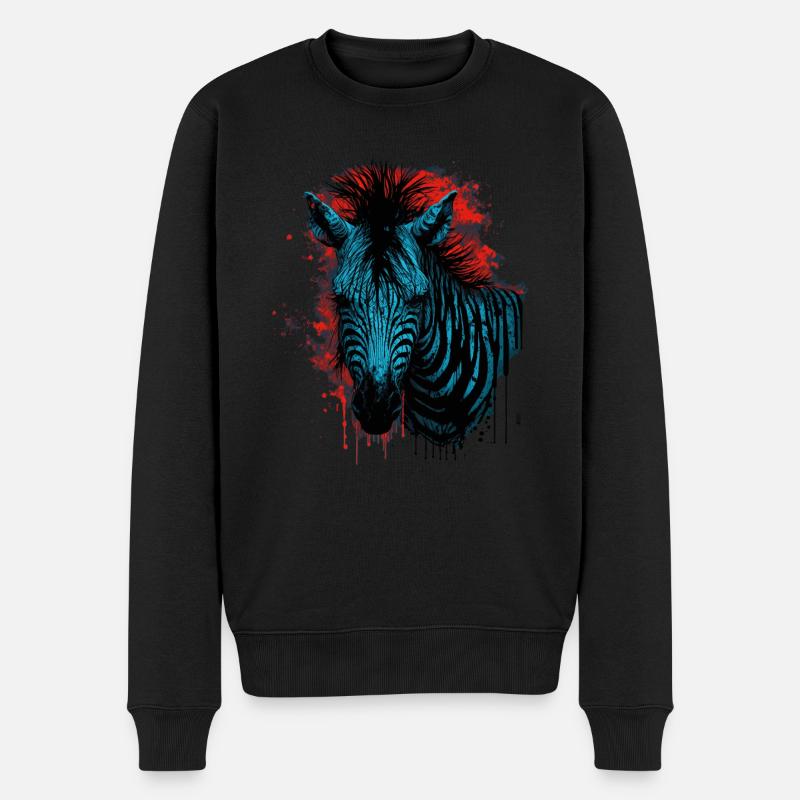 Zèbre - Pull Premium bio Homme - noir