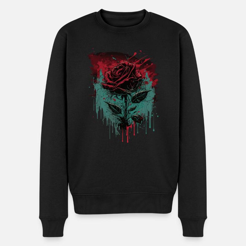 Rose - Pull Premium bio Homme - noir