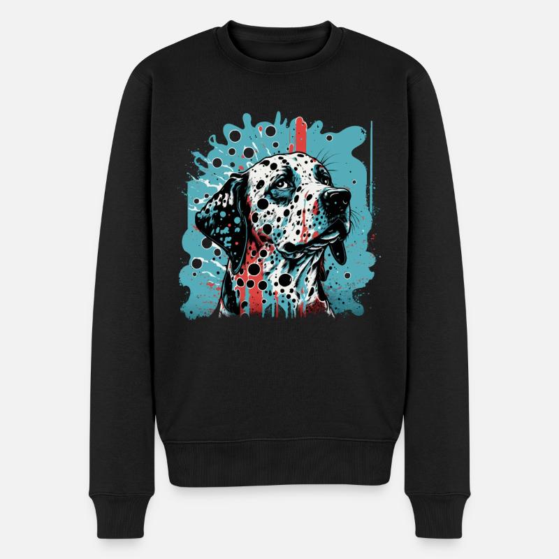 Dalmate - Pull Premium bio Homme - noir