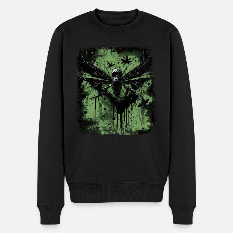 Insecte d’horreur effrayant - Pull Premium bio Homme - noir