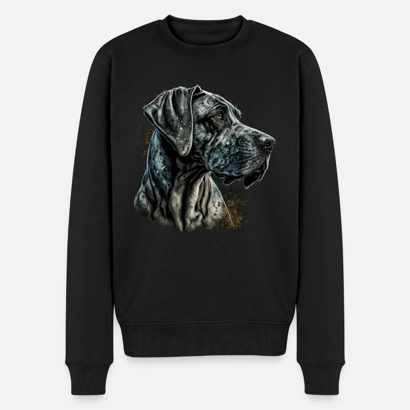 Dogue allemand - Pull Premium bio Homme - noir