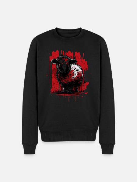 Cute black sheep - Men's Premium Organic Jumper - black