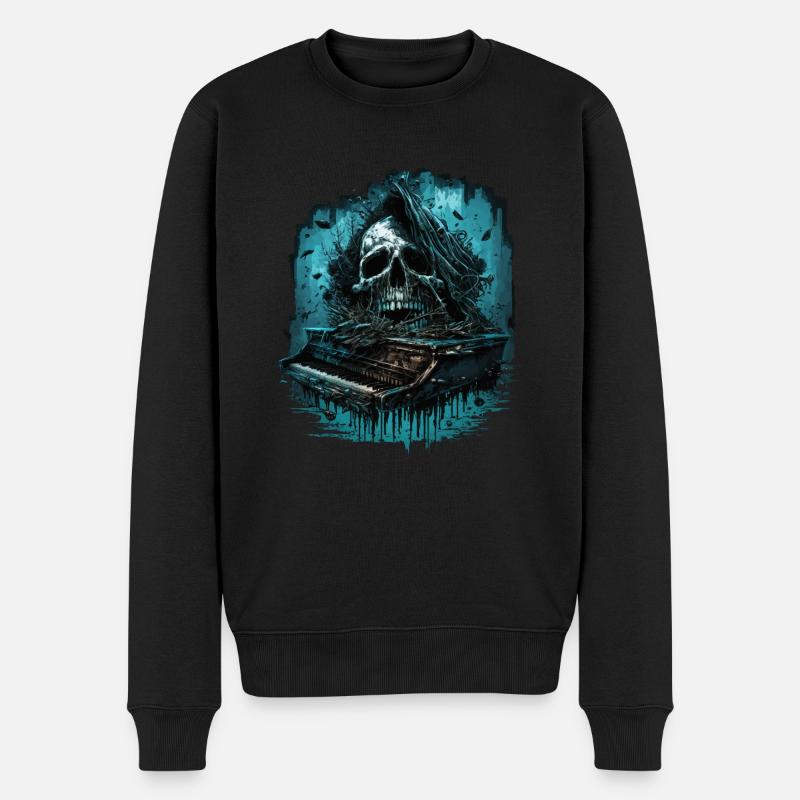 Piano d’horreur - Pull Premium bio Homme - noir