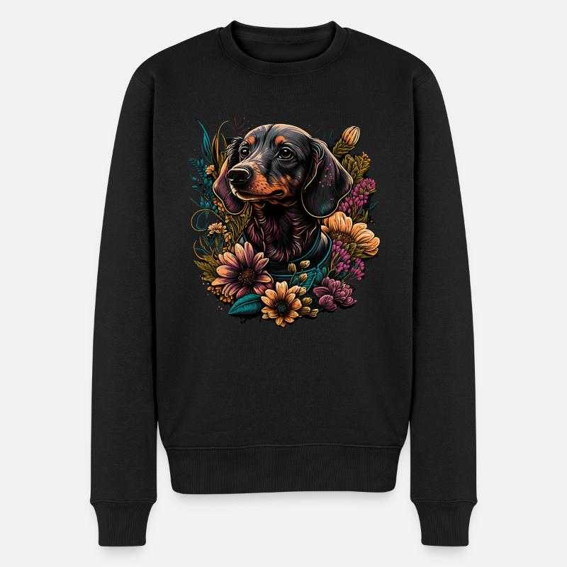 Teckel - Pull Premium bio Homme - noir