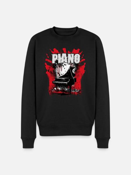 Piano - Pull Premium bio Homme - noir