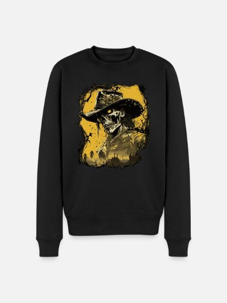 Undead Cowboy - Men's Premium Organic Jumper - black