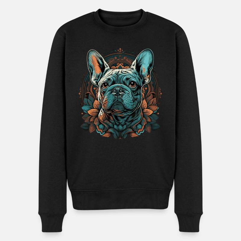 Bouledogue français - Pull Premium bio Homme - noir