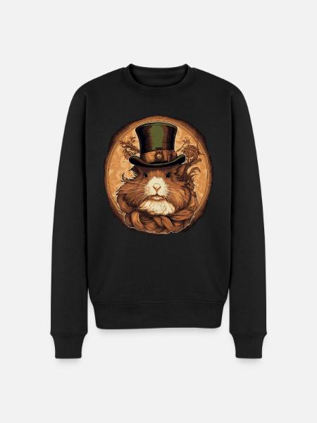 Cochon d’Inde Steampunk - Pull Premium bio Homme - noir