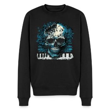 Piano d’horreur - Pull Premium bio Homme - noir - Devant - Nico (187cm)
