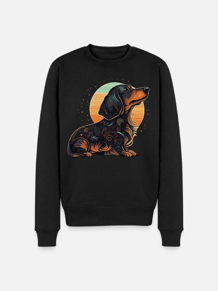 Art teckel - Pull Premium bio Homme - noir