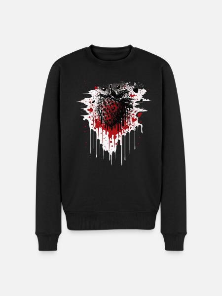 Fraise - Pull Premium bio Homme - noir