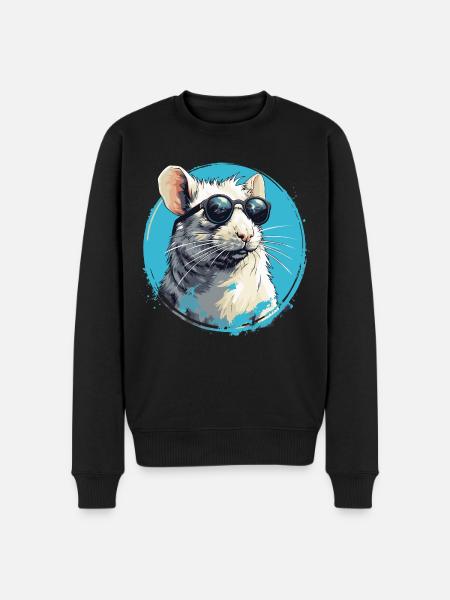 Cool Rat - Men's Premium Organic Jumper - black
