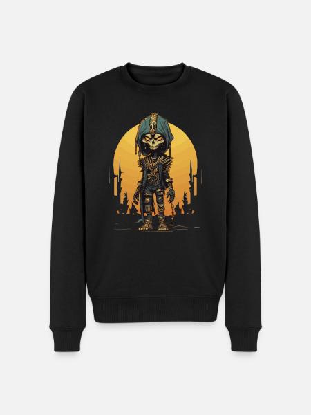 Zombie Pharaoh Mummy - Men's Premium Organic Jumper - black