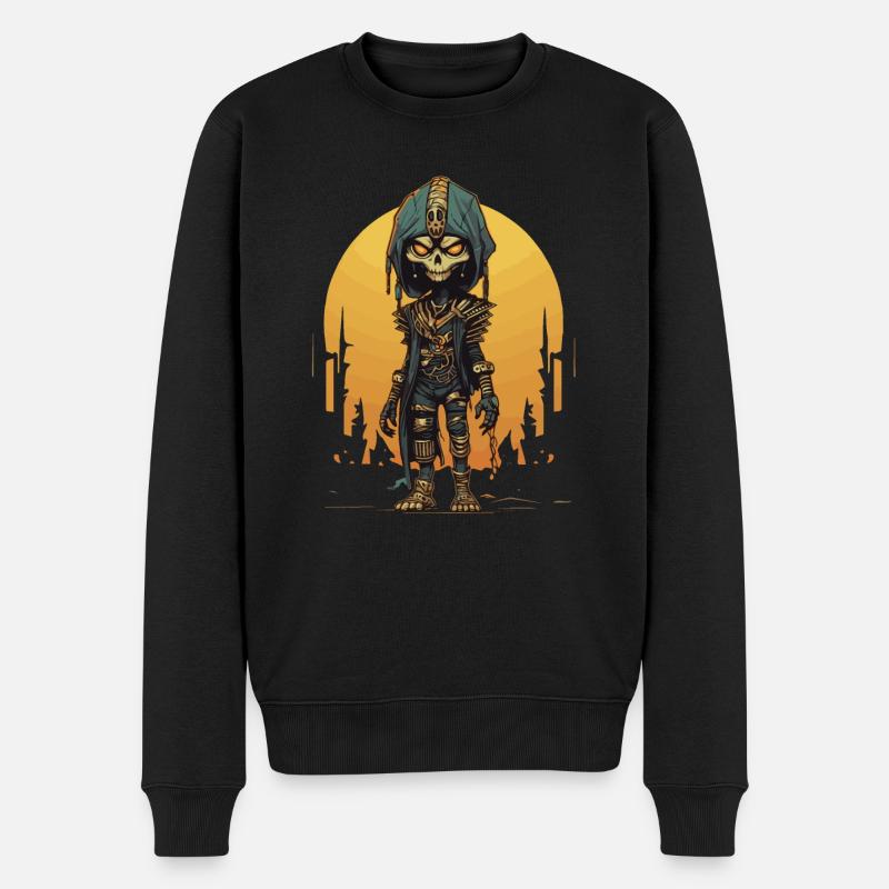 Momie de pharaon zombie - Pull Premium bio Homme - noir