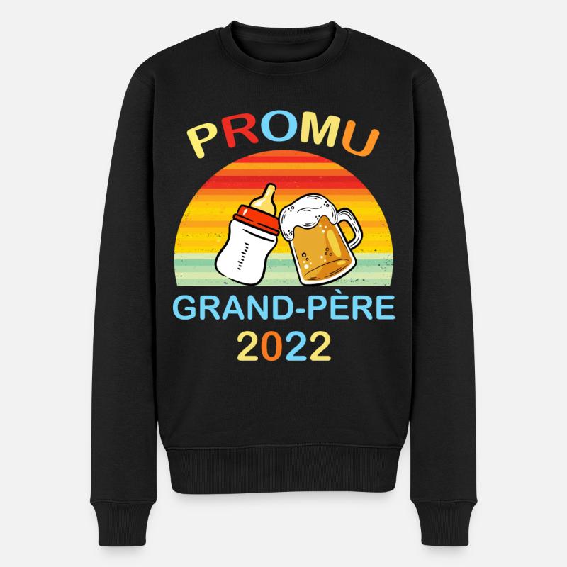 Promu grand-père 2022 - Pull Premium bio Homme - noir