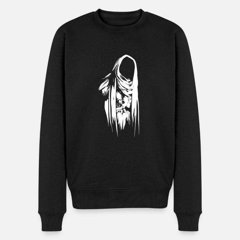 Ringgeist - Männer Premium Bio Pullover - Schwarz