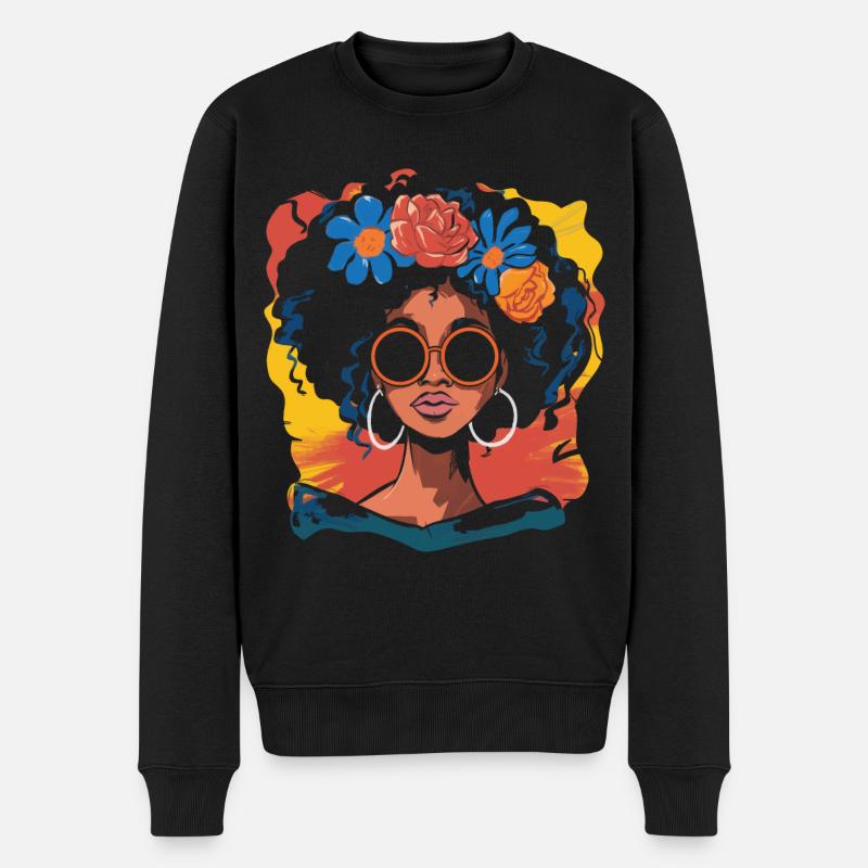 Afro-Américains Afrique - Pull Premium bio Homme - noir