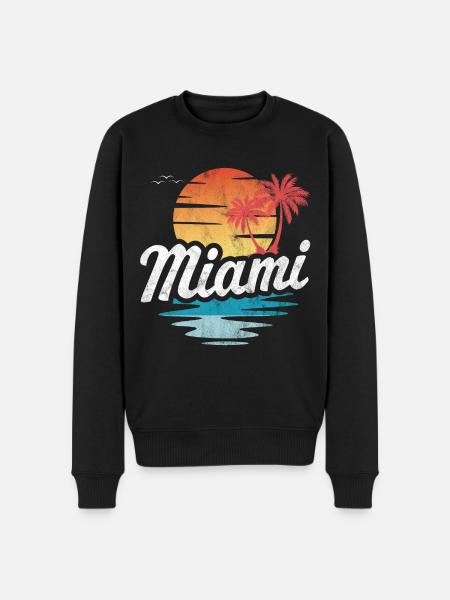 Miami - Pull Premium bio Homme - noir