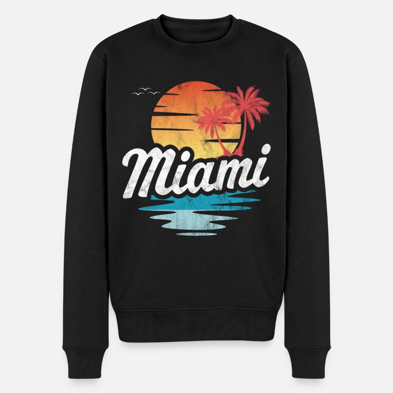 Miami - Pull Premium bio Homme - noir