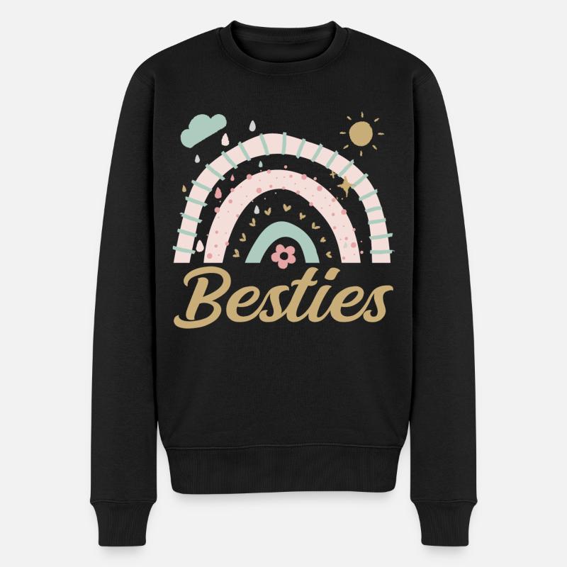 Besties - Pull Premium bio Homme - noir