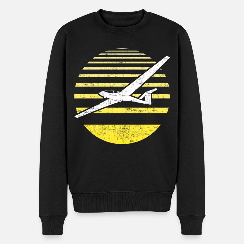 Planeur Planeur Aviation Aviation - Pull Premium bio Homme - noir
