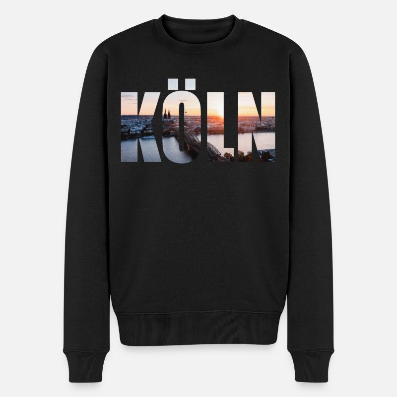 HORIZON DE COLOGNE. - Pull Premium bio Homme - noir