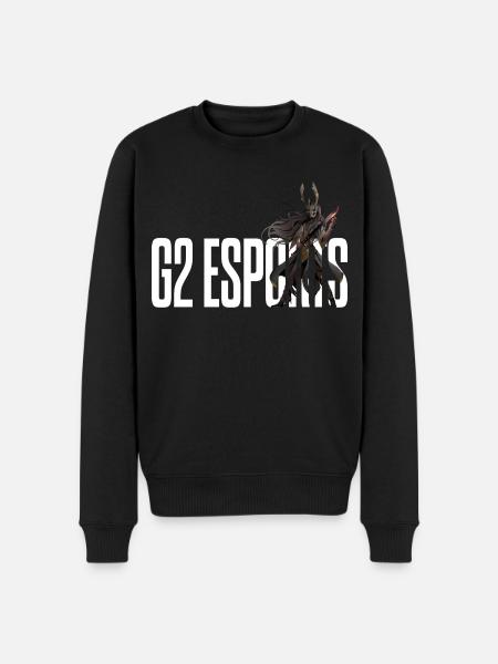 Logotipo de G2 Esports Hel Samurai - Sudadera ecológica prémium para hombre - negro