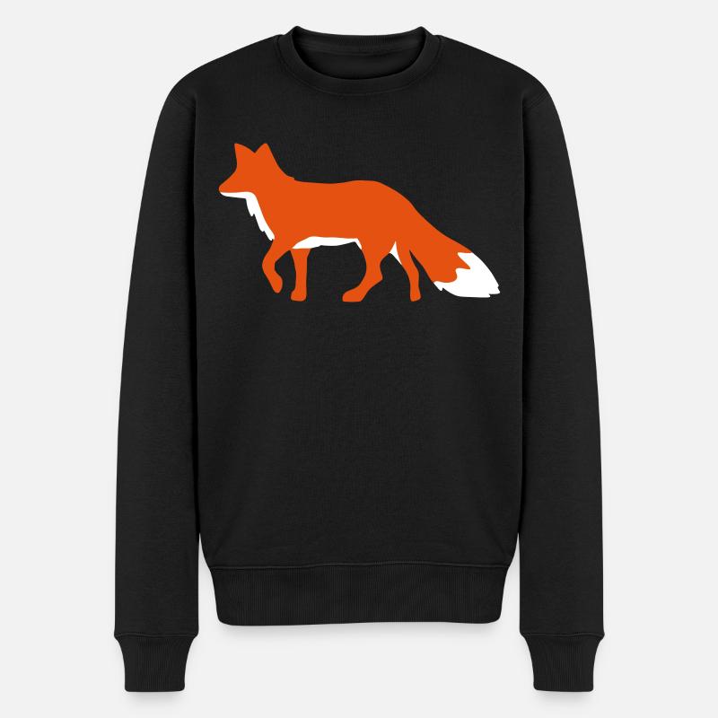 Renard Fox Fox - Pull Premium bio Homme - noir