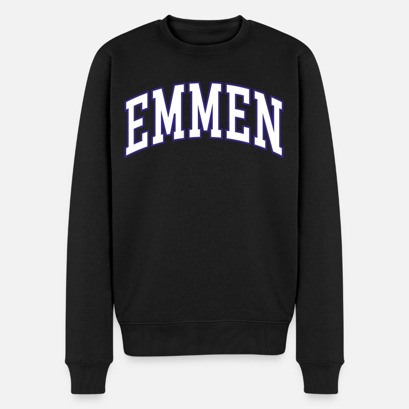 Emmen - Pull Premium bio Homme - noir