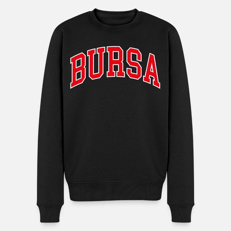 Bursa - Pull Premium bio Homme - noir