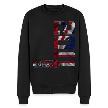 ÉDITION LIMITÉE ANGLETERRE 15E ANNIVERSAIRE 2011 UK - Pull Premium bio Homme - noir - Devant - Nico (187cm)