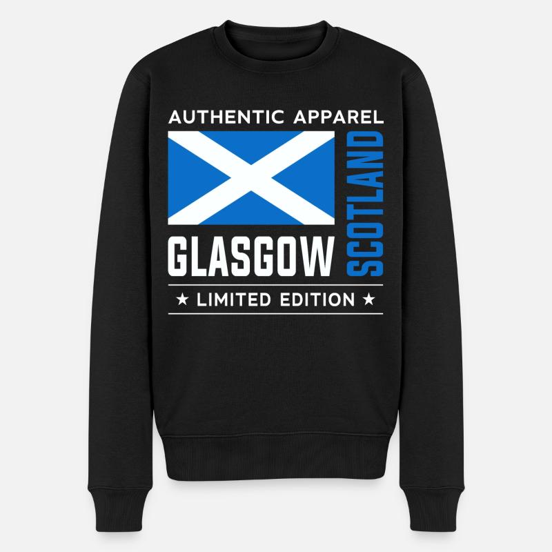 Glasgow - Pull Premium bio Homme - noir
