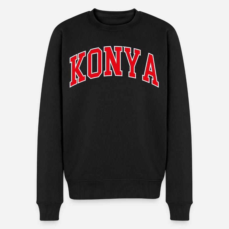 Konya - Männer Premium Bio Pullover - Schwarz