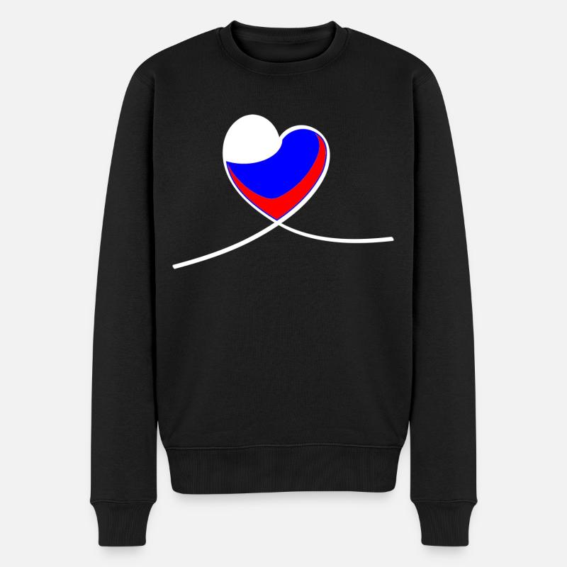 Coeur de la Russie - Pull Premium bio Homme - noir